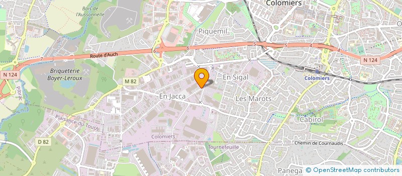 localisation de l'entreprise GLM2C DEVELOPPEMENT à COLOMIERS