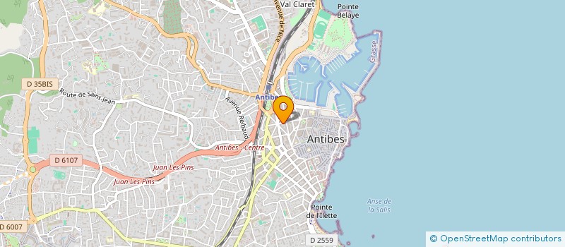 localisation de l'entreprise GLMC à ANTIBES
