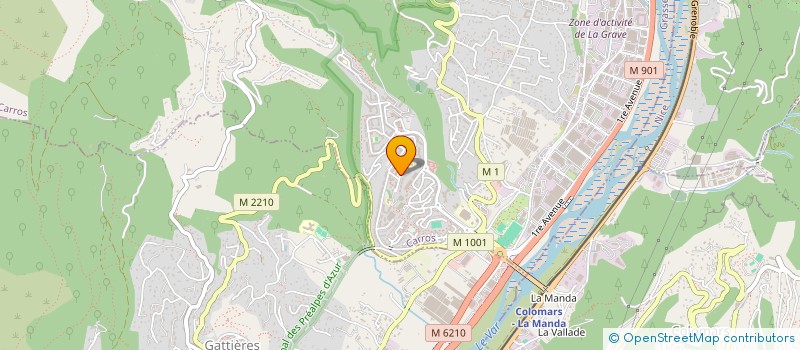 localisation de l'entreprise GLMD à CARROS