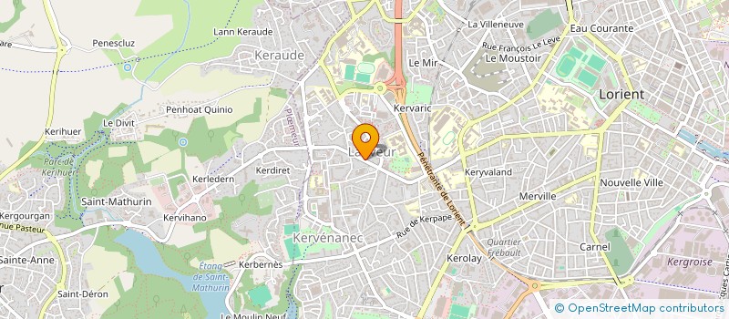 localisation de l'entreprise GLME à LORIENT
