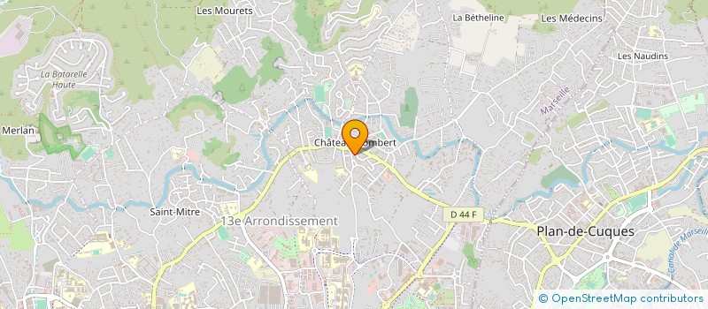 localisation de l'entreprise GLMFBTP à MARSEILLE