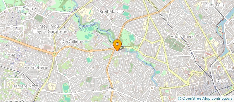 localisation de l'entreprise GLMT à NANTES