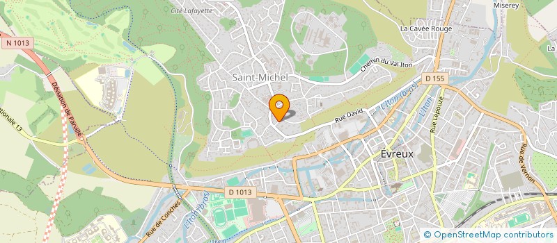 localisation de l'entreprise GLN à EVREUX