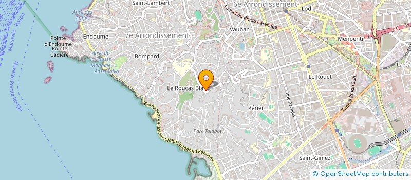 localisation de l'entreprise GLN HOLDING à MARSEILLE
