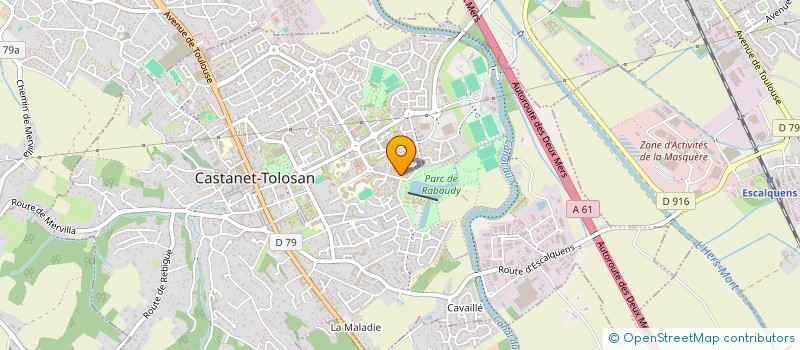 localisation de l'entreprise GLN TRAVAUX PUBLICS  CASTANET-TOLOSAN