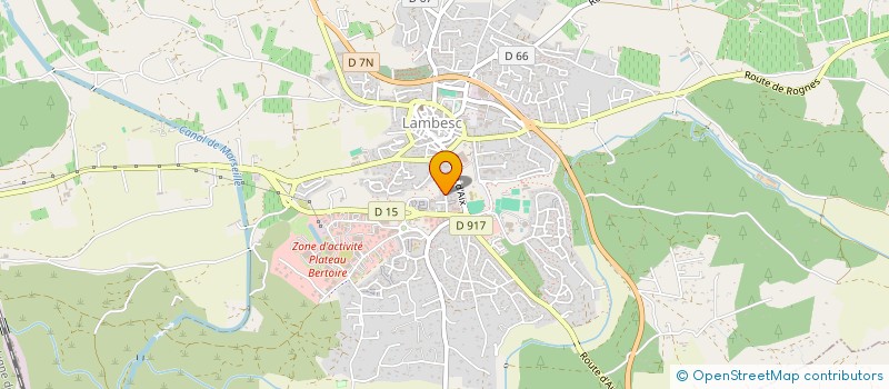 localisation de l'entreprise GLN4  LAMBESC