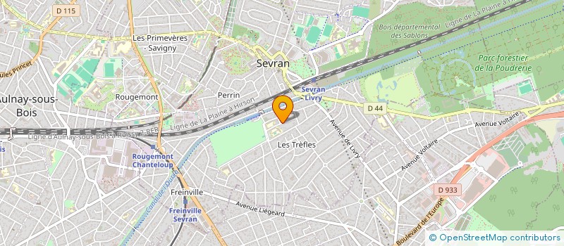 localisation de l'entreprise GLNPK à SEVRAN