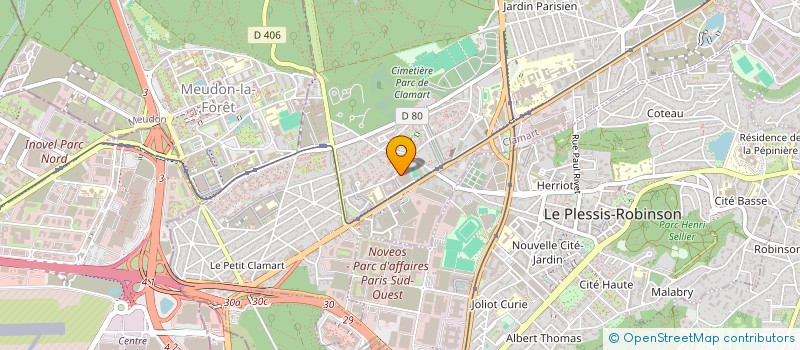 localisation de l'entreprise GLO à CLAMART