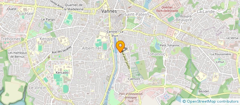 localisation de l'entreprise GLO INDUSTRIE CONNEXION  VANNES