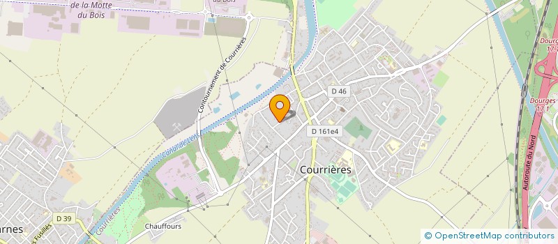 localisation de l'entreprise GLOB à COURRIERES