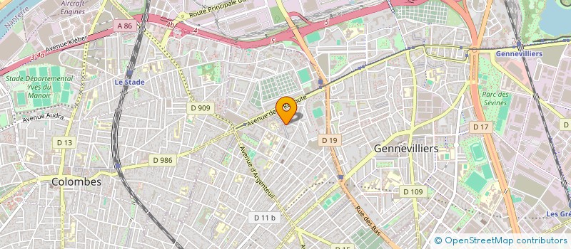 localisation de l'entreprise GLOB CONSULTING  ASNIERES-SUR-SEINE