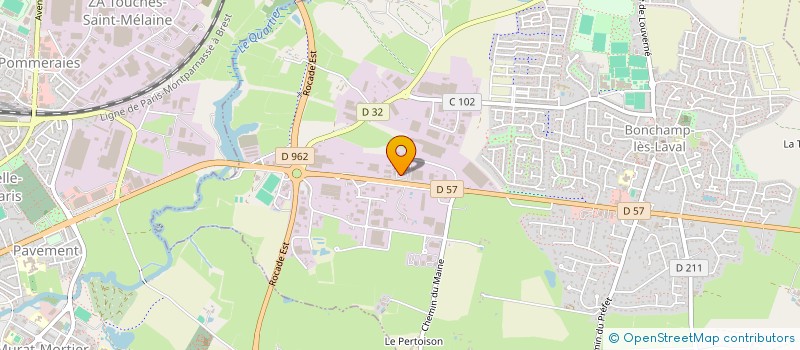 localisation de l'entreprise GLOB DISTRI à BONCHAMP-LES-LAVAL