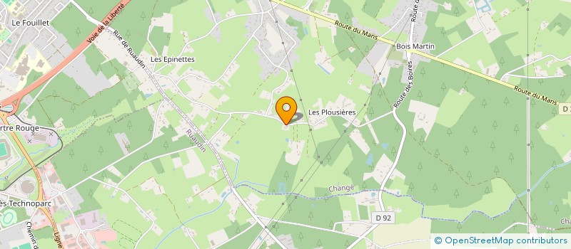 localisation de l'entreprise GLOB'IMMOBILIER  CHANGE