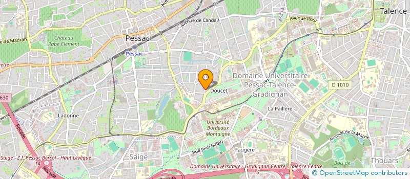 localisation de l'entreprise GLOB RH à PESSAC