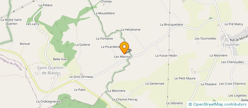 localisation de l'entreprise GLOB'TROTTEURS DISTRIBUTION à SAINT-QUENTIN-DE-BLAVOU