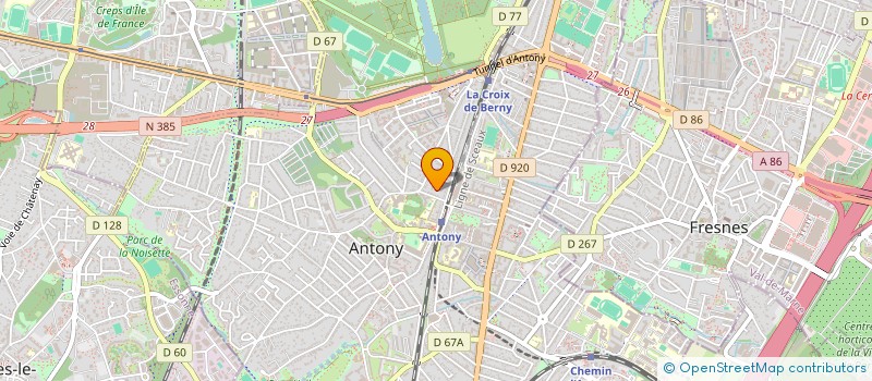 localisation de l'entreprise GLOBACHEM FRANCE  ANTONY