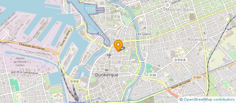 localisation de l'entreprise GLOBAL à DUNKERQUE
