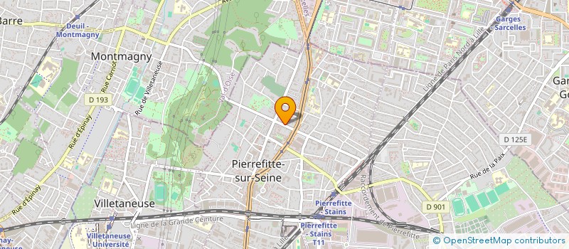 localisation de l'entreprise GLOBAL à PIERREFITTE-SUR-SEINE