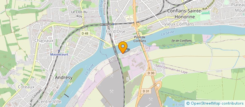 localisation de l'entreprise GLOBAL à CONFLANS-SAINTE-HONORINE