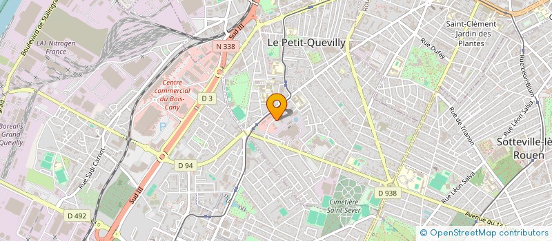 localisation de l'entreprise GLOBAL à LE PETIT-QUEVILLY