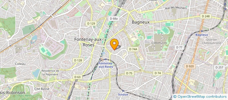 localisation de l'entreprise GLOBAL à FONTENAY-AUX-ROSES