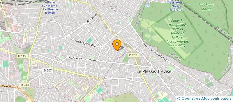 localisation de l'entreprise GLOBAL AFRICA EXPERTISE à CHAMPIGNY-SUR-MARNE