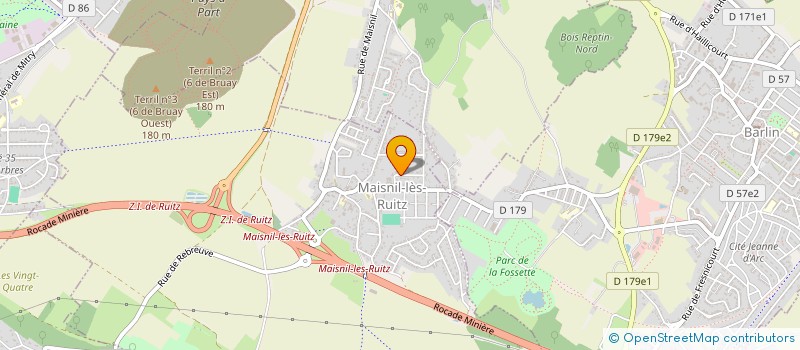 localisation de l'entreprise GLOBAL AIRCRAFT COMPANY  MAISNIL-LES-RUITZ