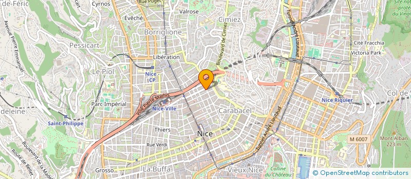 localisation de l'entreprise GLOBAL AMENAGEMENT ET DEVELOPPEMENT à NICE