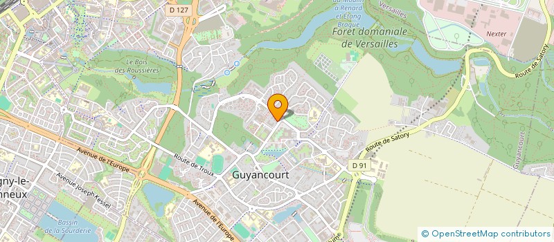 localisation de l'entreprise GLOBAL APEX.NET  GUYANCOURT