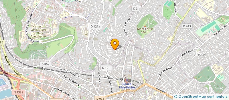 localisation de l'entreprise GLOBAL ARTCOM à MONT-SAINT-AIGNAN