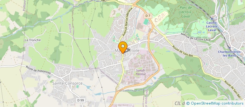 localisation de l'entreprise GLOBAL ASSIST  MARCY-L'ETOILE