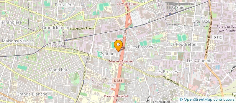 localisation de l'entreprise GLOBAL-AST  VILLEURBANNE