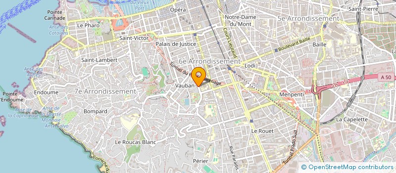 localisation de l'entreprise GLOBAL B2B à MARSEILLE
