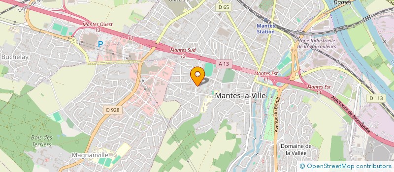 localisation de l'entreprise GLOBAL BATIMENT à MANTES-LA-VILLE