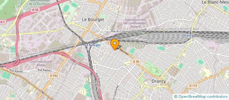 localisation de l'entreprise GLOBAL BATIMENT SERVICES G.B.S. à DRANCY