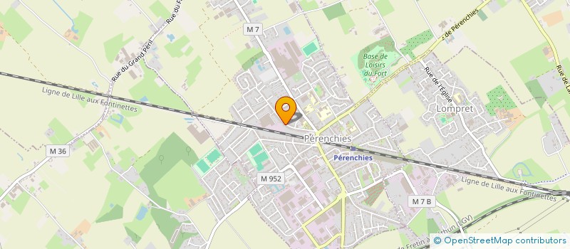 localisation de l'entreprise GLOBAL BRU  PERENCHIES