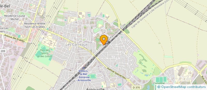 localisation de l'entreprise GLOBAL BTP à GONESSE