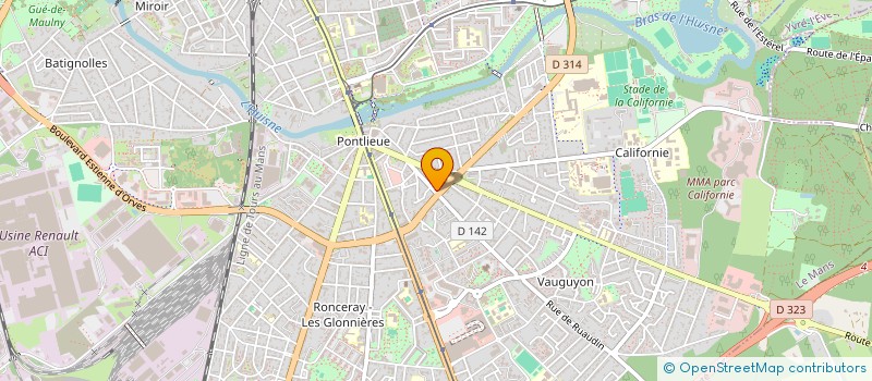 localisation de l'entreprise GLOBAL BTP à LE MANS