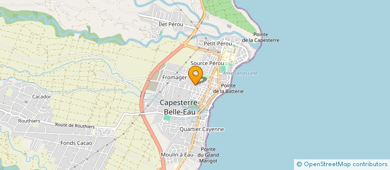 localisation de l'entreprise GLOBAL BUILDING SERVICE DOUGLAS à CAPESTERRE-BELLE-EAU