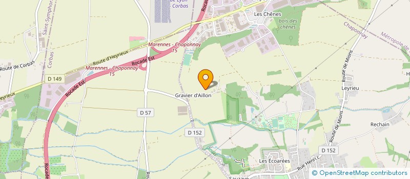 localisation de l'entreprise GLOBAL BUSINESS  CHAPONNAY