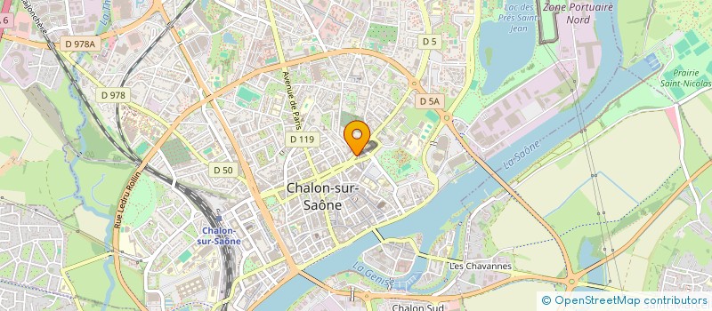 localisation de l'entreprise GLOBAL BUSINESS ADMINISTRATION TRANSPORT EXPORT  CHALON-SUR-SAONE