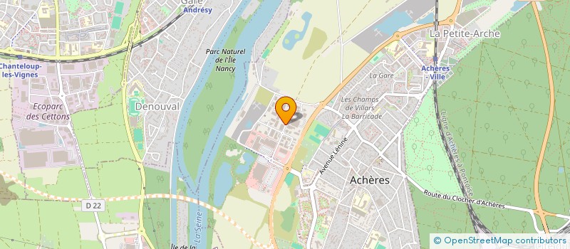 localisation de l'entreprise GLOBAL BUSINESS CONSULTING & NETTOYAGE  ACHERES