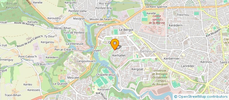 localisation de l'entreprise GLOBAL BUSINESS PERFORMANCE à BREST
