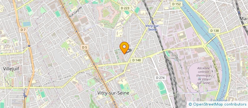 localisation de l'entreprise GLOBAL C5 à VITRY-SUR-SEINE