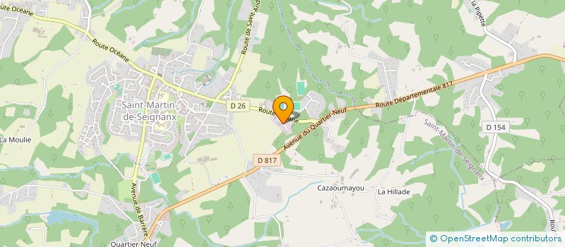 localisation de l'entreprise GLOBAL CAR  SAINT-MARTIN-DE-SEIGNANX