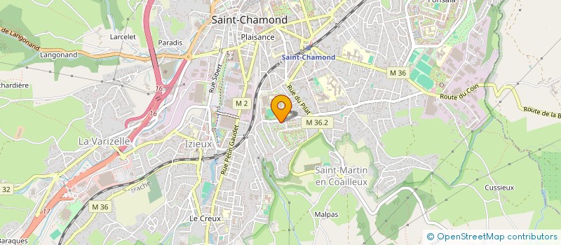localisation de l'entreprise GLOBAL CARRELAGE  SAINT-CHAMOND