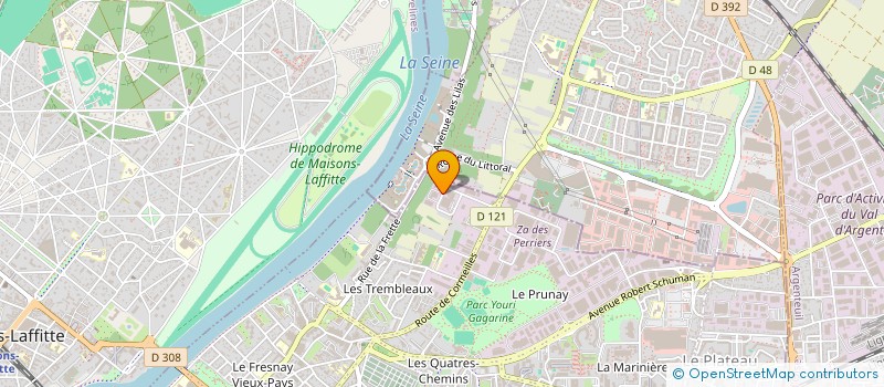 localisation de l'entreprise GLOBAL CARS  SARTROUVILLE