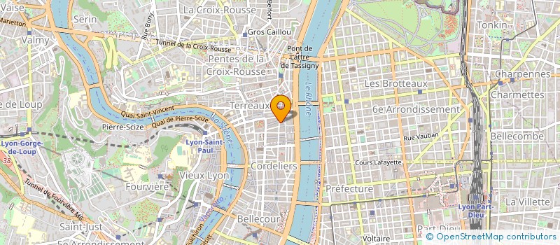 localisation de l'entreprise GLOBAL CASH SUD EST à LYON