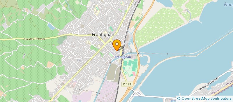 localisation de l'entreprise GLOBAL & CIE à FRONTIGNAN