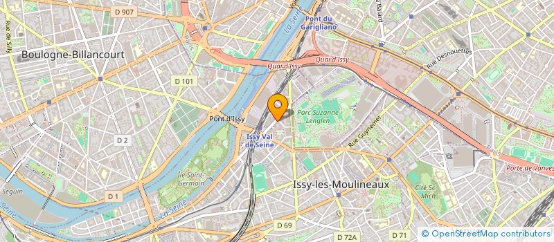 localisation de l'entreprise GLOBAL CLOSURE SYSTEMS FRANCE 1 à ISSY-LES-MOULINEAUX